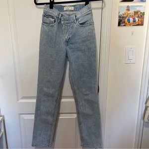 Abercrombie & Fitch criss cross waist jeans